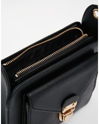Monki Small Cross Body Bag With Clasp Detail