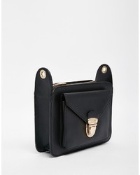 Monki Small Cross Body Bag With Clasp Detail