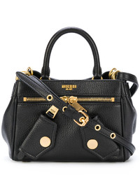 Moschino Small Logo Embossed Shoulder Bag
