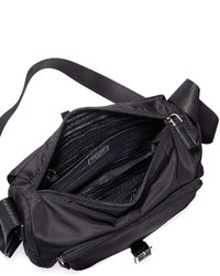 Prada Small Nylon Crossbody Bag Black