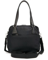 MZ Wallace Small Roxy Bedford Nylon Shoulder Bag Black