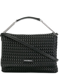 Emporio Armani Textured Shoulder Bag