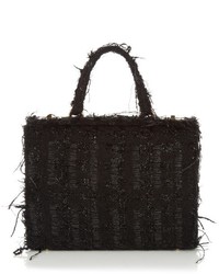 Simone Rocha Twist Clasp Tweed Bag