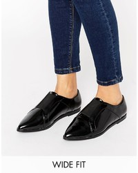 Asos Mighty Wide Fit Pointed Flat Shoes