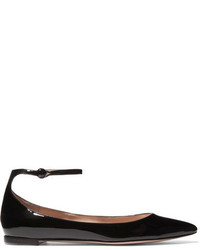 Gianvito Rossi Patent Leather Ballet Flats Black