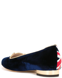 Charlotte Olympia Union Jack Cat Ballerina Shoes