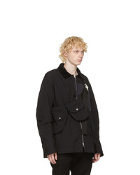 Sacai Black Oxford Blouson Jacket