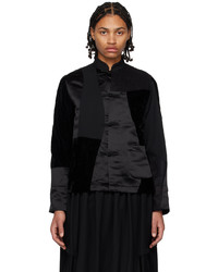 Black Comme Des Garçons Black Patchwork Jacket