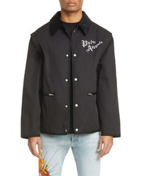 Palm Angels Butterfly Graphic Gabardine Jacket
