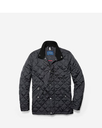 Cole Haan Quilted Stand Collar Jacket