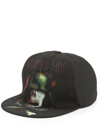 Givenchy Army Skull Flat Bill Baseball Hat Black