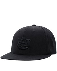 Top of the World Auburn Tigers Black On Black Fitted Hat