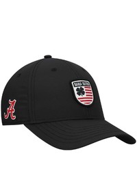 Black Clover Black Alabama Crimson Tide Nation Shield Snapback Hat