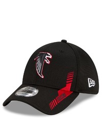 New Era Black Atlanta Falcons 2021 Nfl Sideline Home Historic Logo 39thirty Flex Hat
