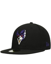 New Era Black Baltimore Ravens Eletal 59fifty Fitted Hat At Nordstrom