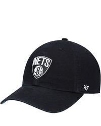 '47 Black Brooklyn Nets Team Franchise Fitted Hat At Nordstrom