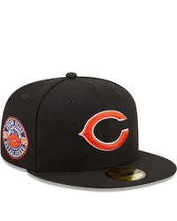 New Era Black Chicago Bears Established 1920 Patch 59fifty Fitted Hat At Nordstrom