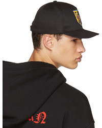 Gucci Black Crest Baseball Cap