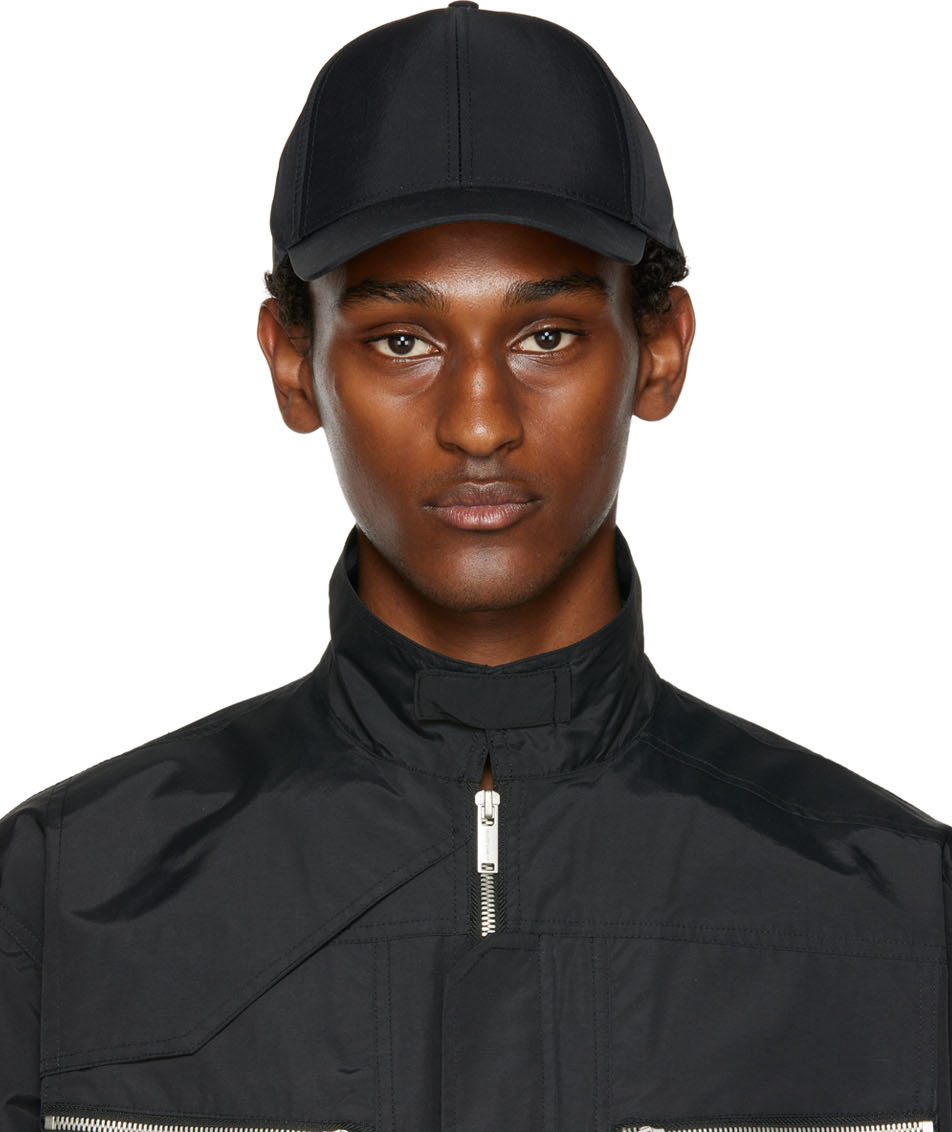 Heliot Emil Black Cupido Cap, $140 | SSENSE | Lookastic