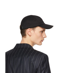Giorgio Armani Black Embroidered Cap