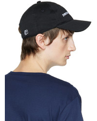 PACO RABANNE Black Embroidered Cap