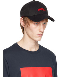 Hugo Black Embroidered Cap