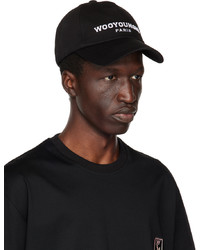 Wooyoungmi Black Embroidered Cap