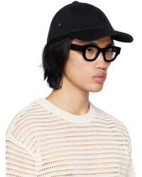 Wooyoungmi Black Embroidered Cap