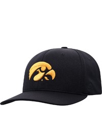Top of the World Black Iowa Hawkeyes Reflex Logo Flex Hat