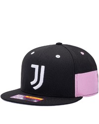 FAN INK Black Juventus Truitt Pro Snapback Hat