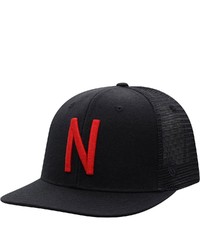 Top of the World Black Nebraska Huskers Classic Blackout Snapback Hat At Nordstrom