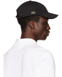 Lacoste Black Organic Cotton Cap