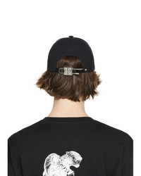 Givenchy Black Padlock Flat Cap