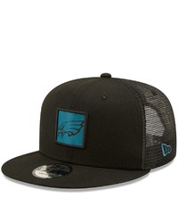 New Era Black Philadelphia Eagles Gridlock Trucker 9fifty Snapback Hat At Nordstrom