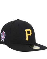 New Era Black Pittsburgh Pirates 911 Memorial Side Patch 59fifty Fitted Hat