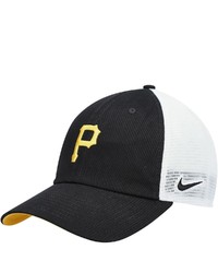 Nike Black Pittsburgh Pirates Heritage 86 Team Trucker Adjustable Hat At Nordstrom