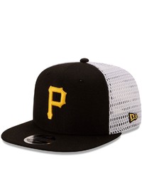 New Era Black Pittsburgh Pirates Mesh Fresh 9fifty Snapback Hat At Nordstrom
