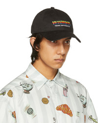 Vetements Black Think Differently Cap