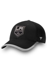 FANATICS Branded Black Los Angeles Kings Iconic Team Pop Trucker Adjustable Snapback Hat At Nordstrom