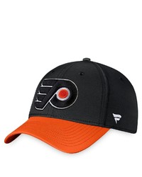 FANATICS Branded Black Philadelphia Flyers Core Primary Logo Flex Hat
