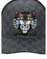 Gucci Coated Original Gg Cat Patch Trucker Hat