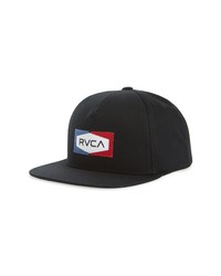 RVCA Elm Snapback Baseball Cap In Black At Nordstrom