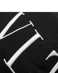 Valentino Garavani Logo Embroidered Stretch Wool Twill Baseball Cap