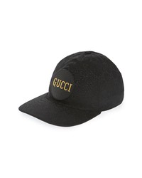 Gucci Gg Logo Canvas Baseball Cap