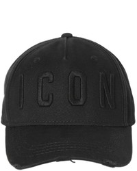 DSQUARED2 Icon Embroidered Canvas Baseball Hat