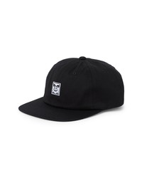 Obey Icon Face Trucker Cap In Black At Nordstrom