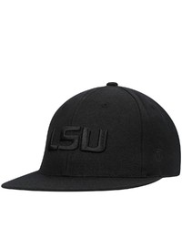 Top of the World Lsu Tigers Black On Black Fitted Hat
