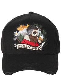 DSQUARED2 Lumberjack Patch Canvas Baseball Hat
