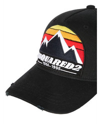 DSQUARED2 Mountains Patch Canvas Baseball Hat