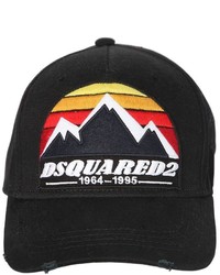 DSQUARED2 Mountains Patch Canvas Baseball Hat